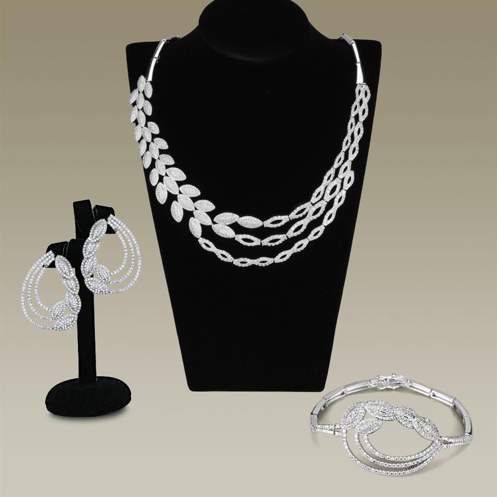 Rhodium Brass Jewelry Sets - Shop Luxurious57