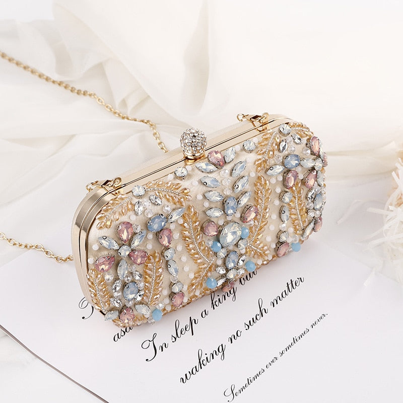 Crystal Clutch Bag for Wedding - Shop Luxurious57
