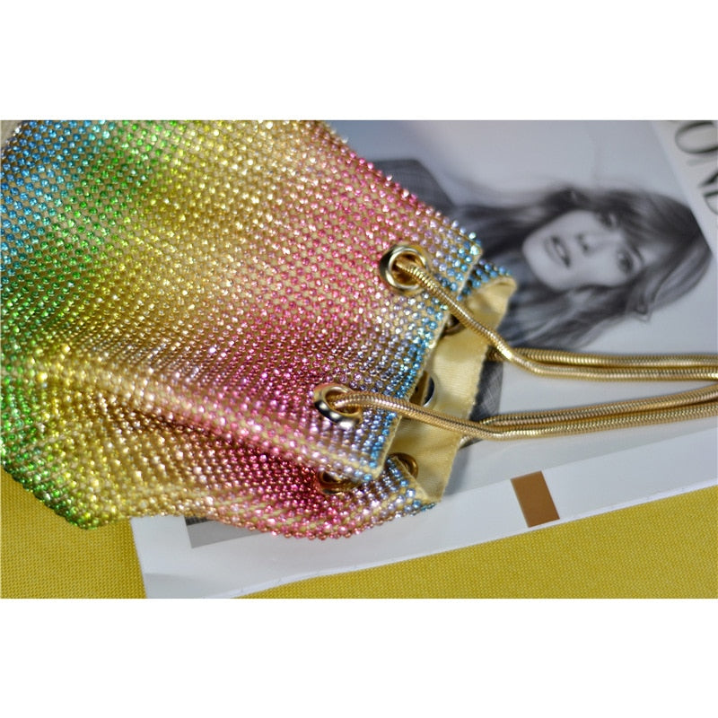 Crystal Bucket Bag for Women - Shop Luxurious57