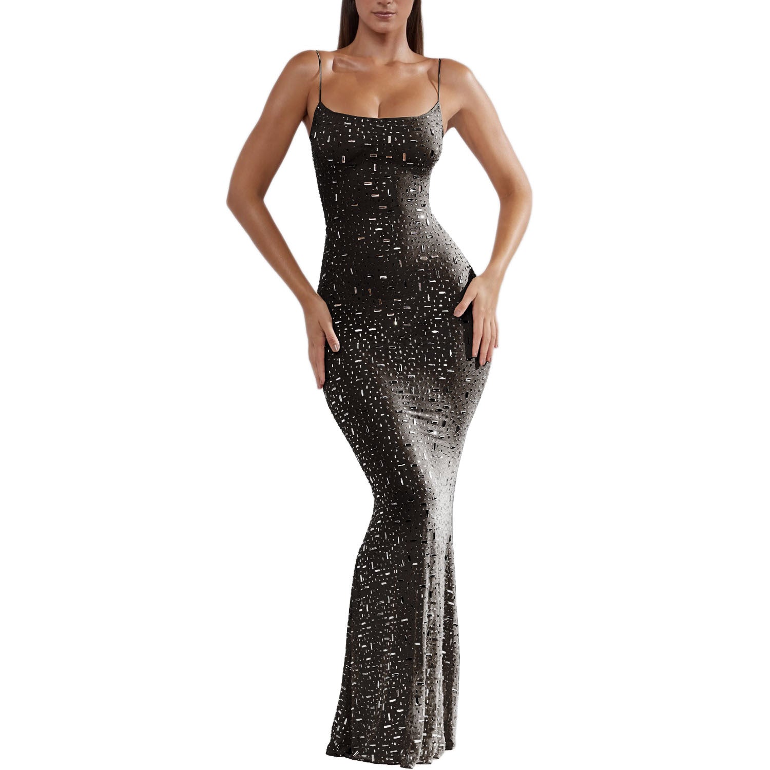 Diamond Sexy Sling Mermaid Dress - Shop Luxurious57