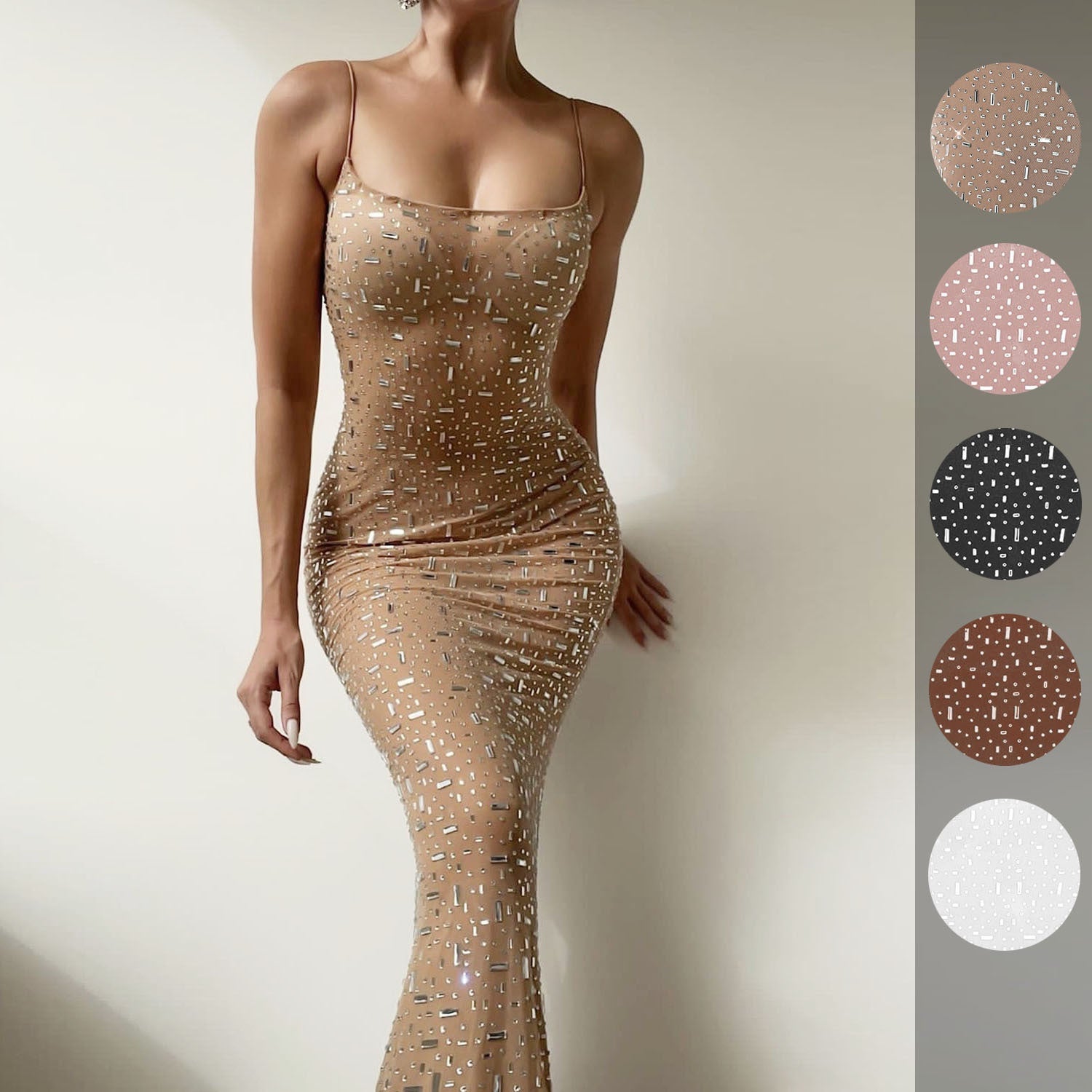 Diamond Sexy Sling Mermaid Dress - Shop Luxurious57