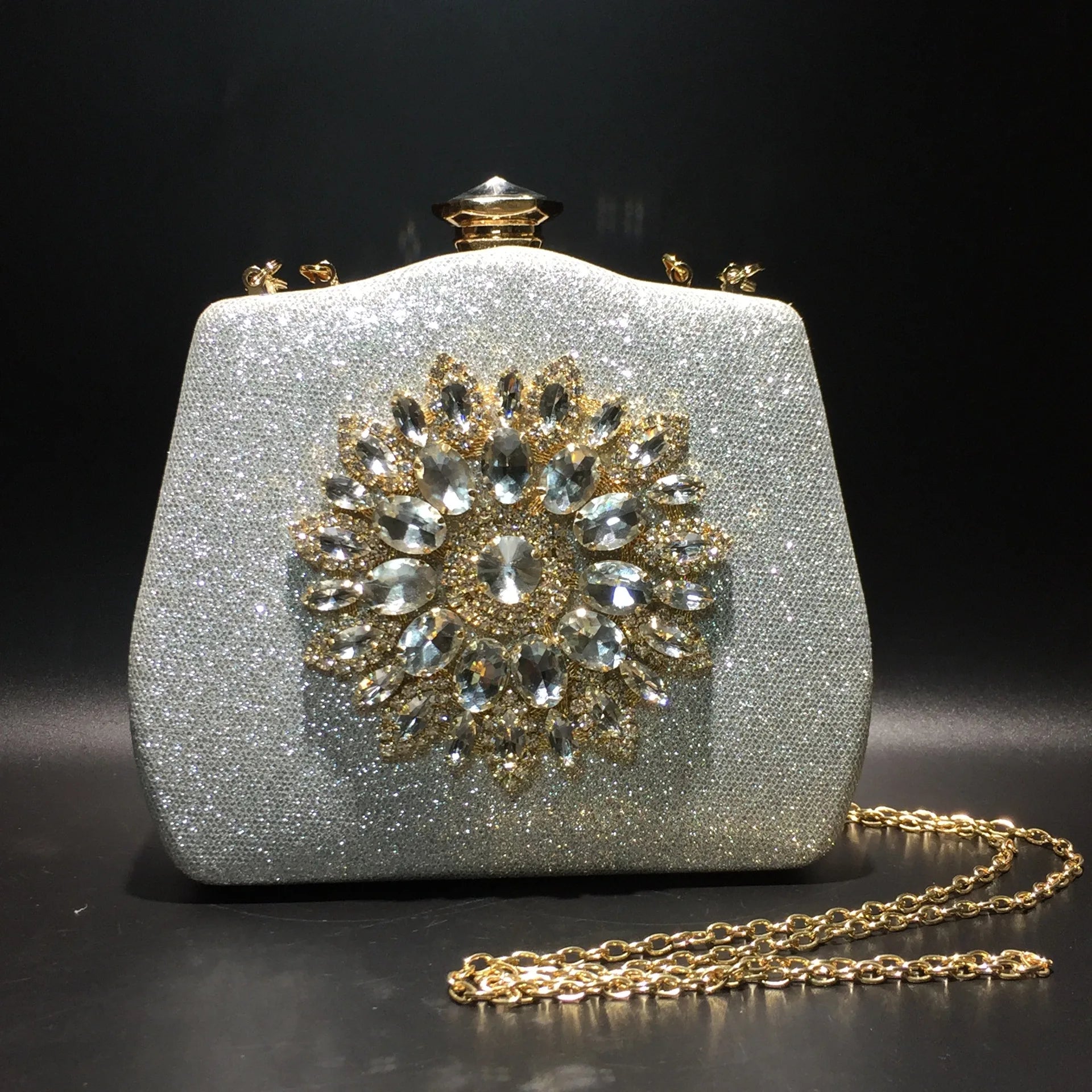 Diamond studded banquet bag