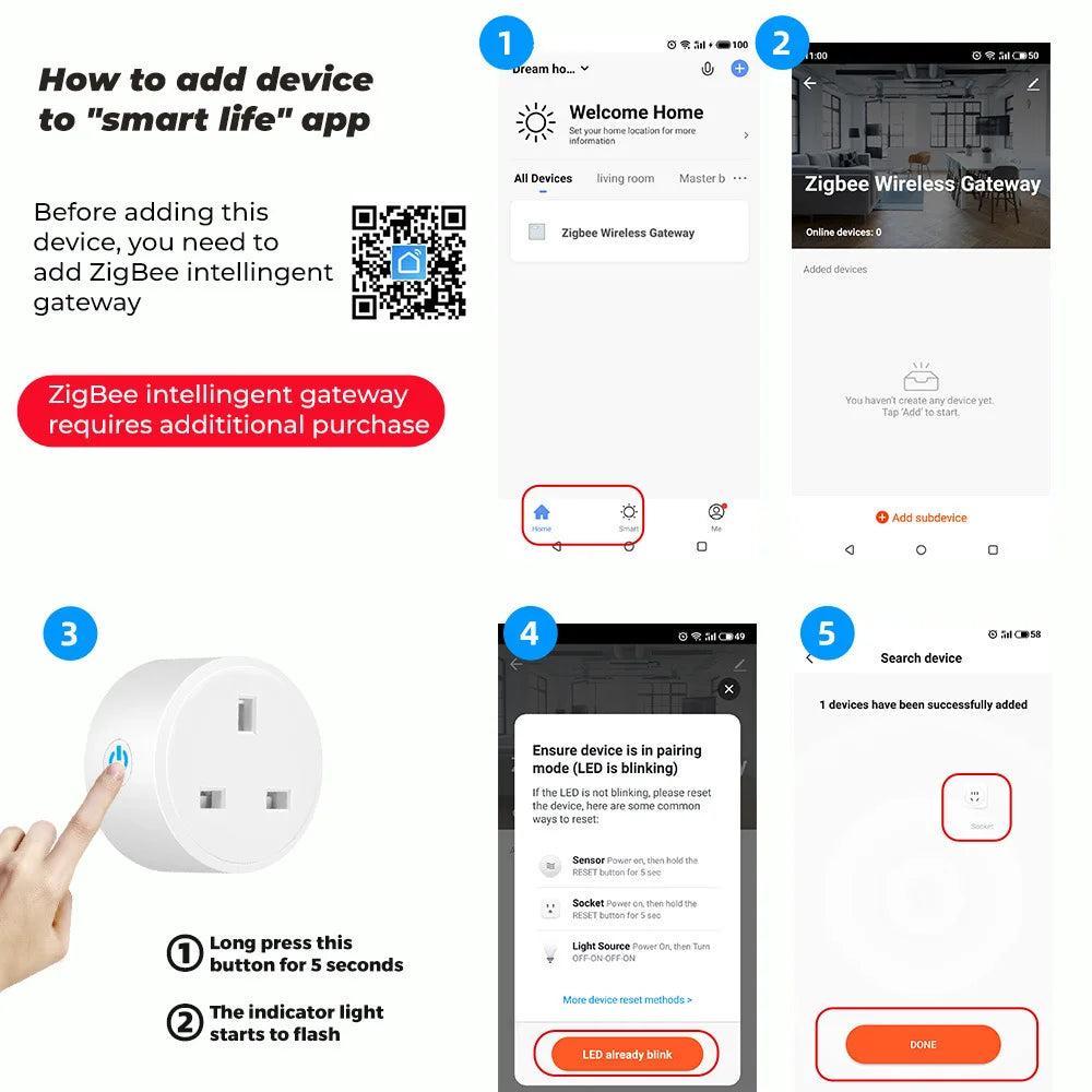 Smart Socket with Voice Control Alexa