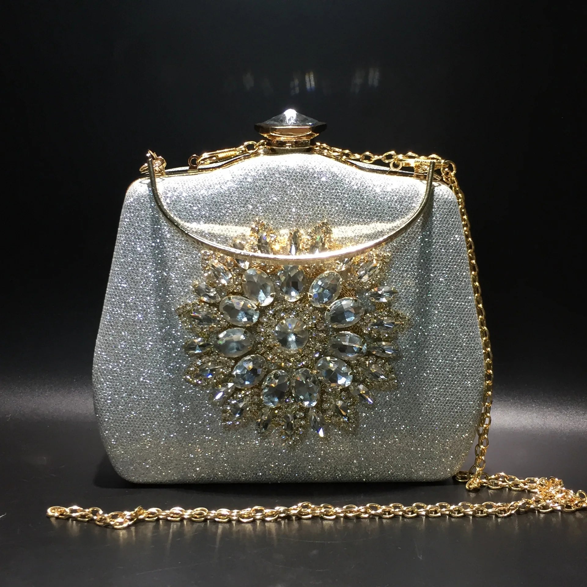 Diamond studded banquet bag