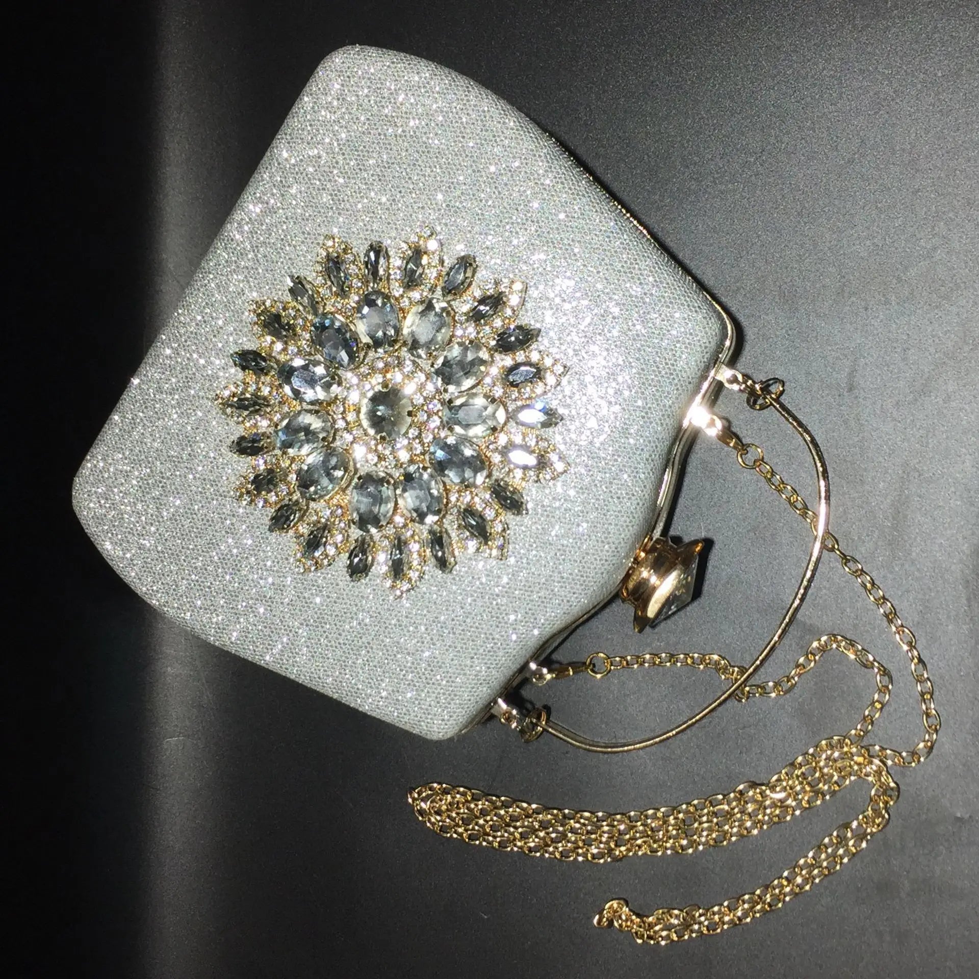 Diamond studded banquet bag