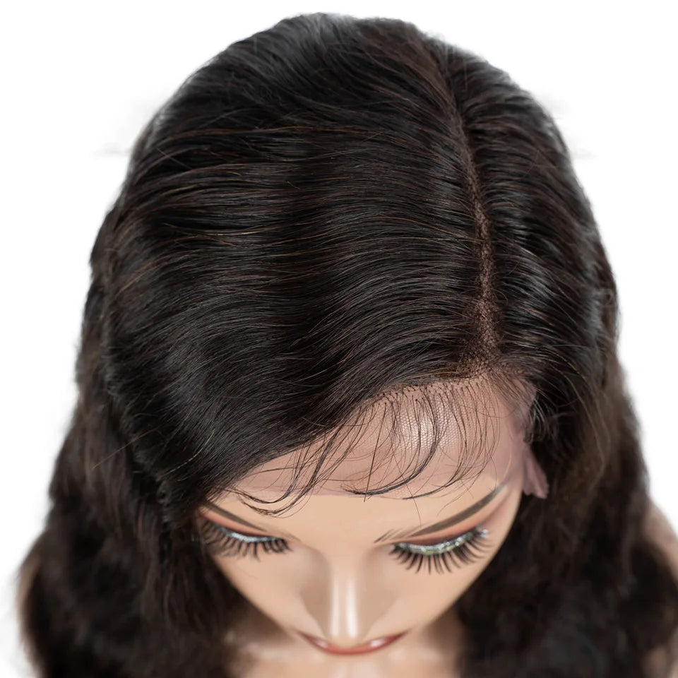 Sleek Body Wave Human Hair Wigs