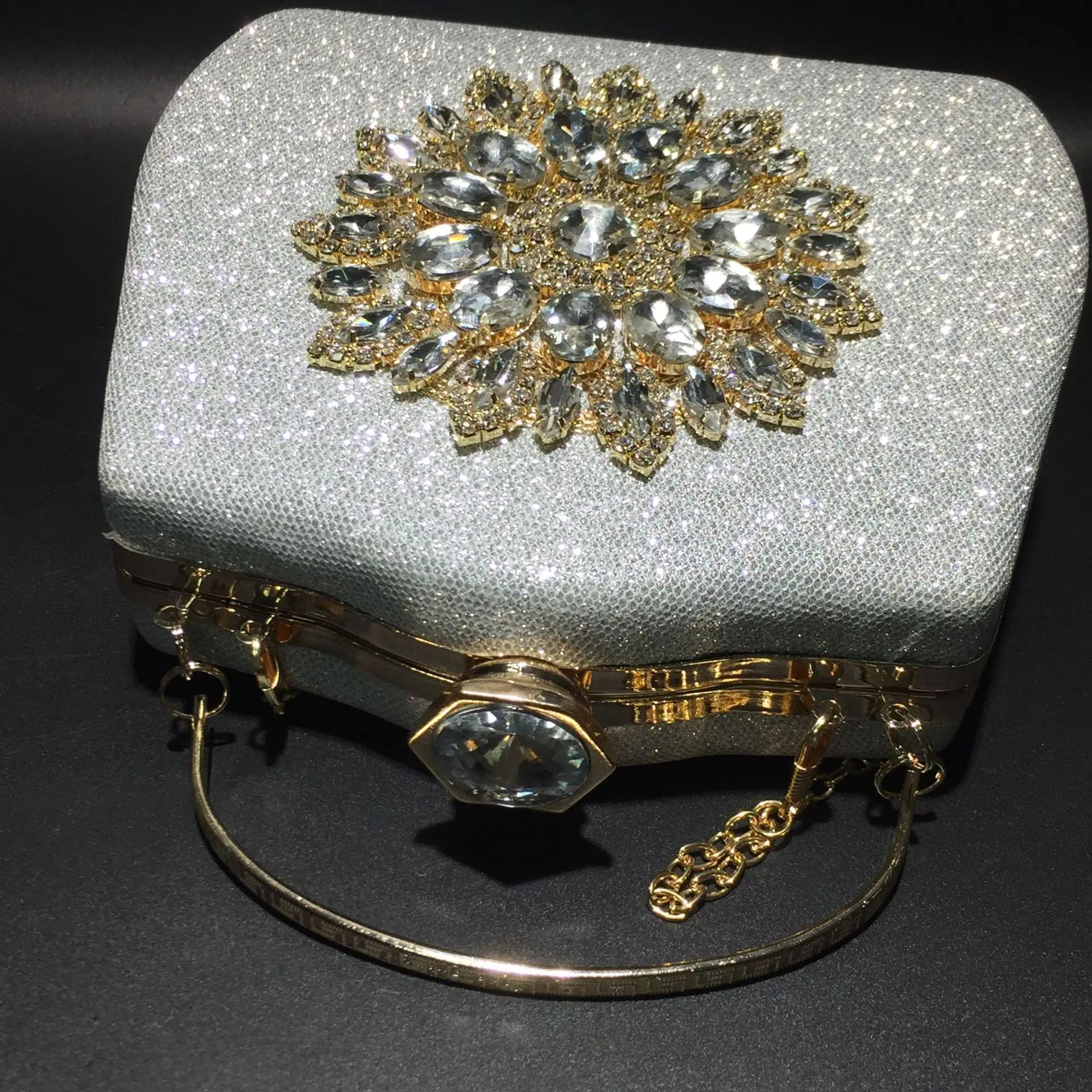 Diamond studded banquet bag