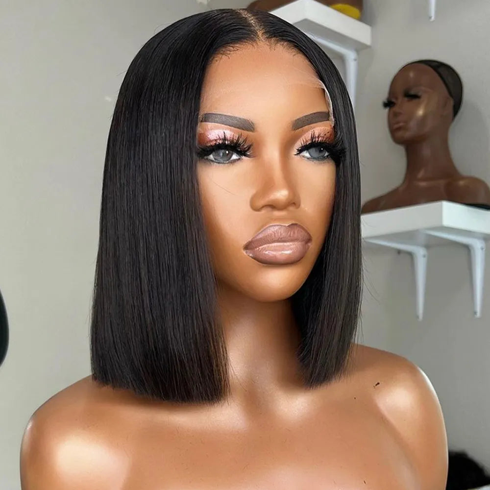 Straight Bob Wig Lace Front Human Hair Wigs