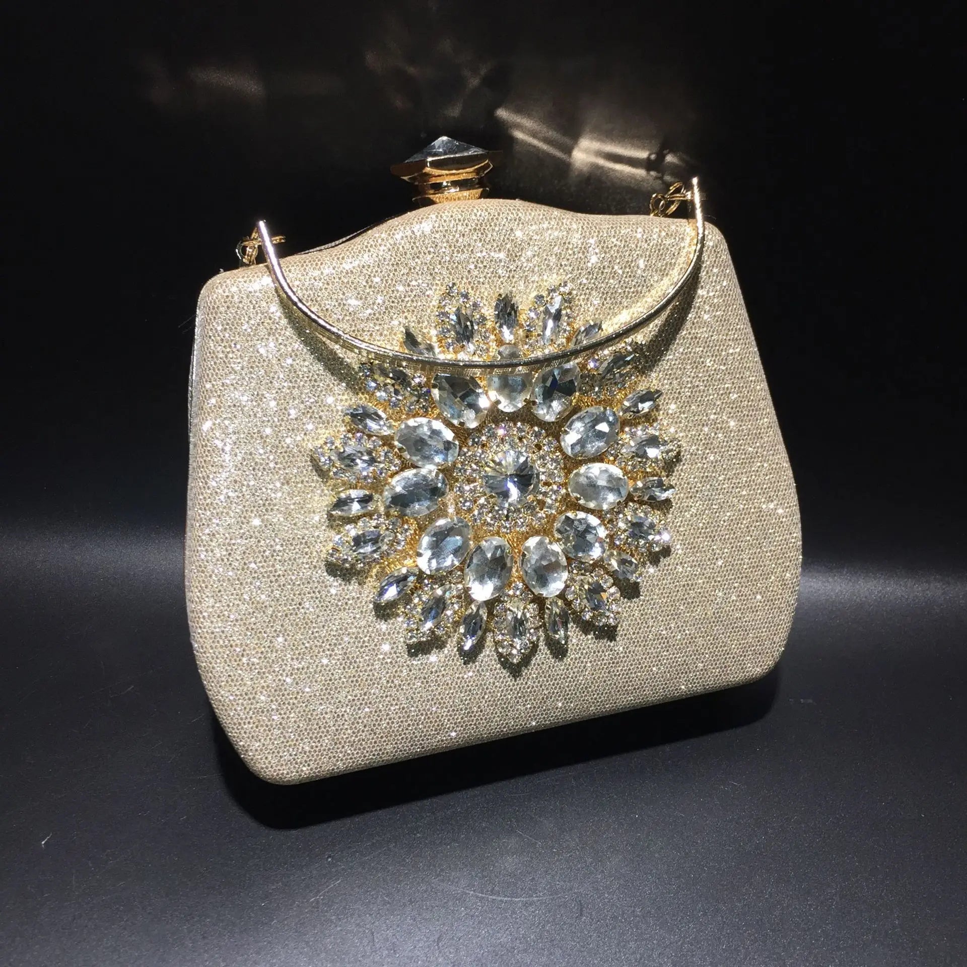 Diamond studded banquet bag