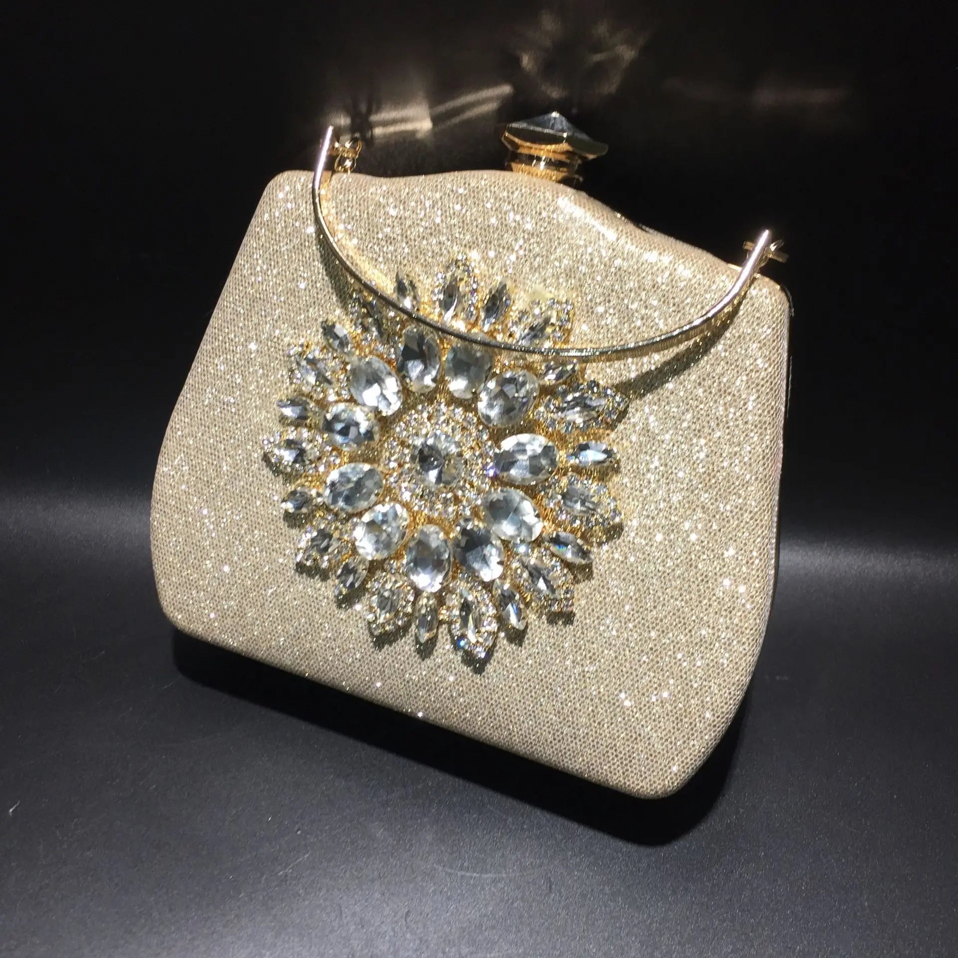 Diamond studded banquet bag