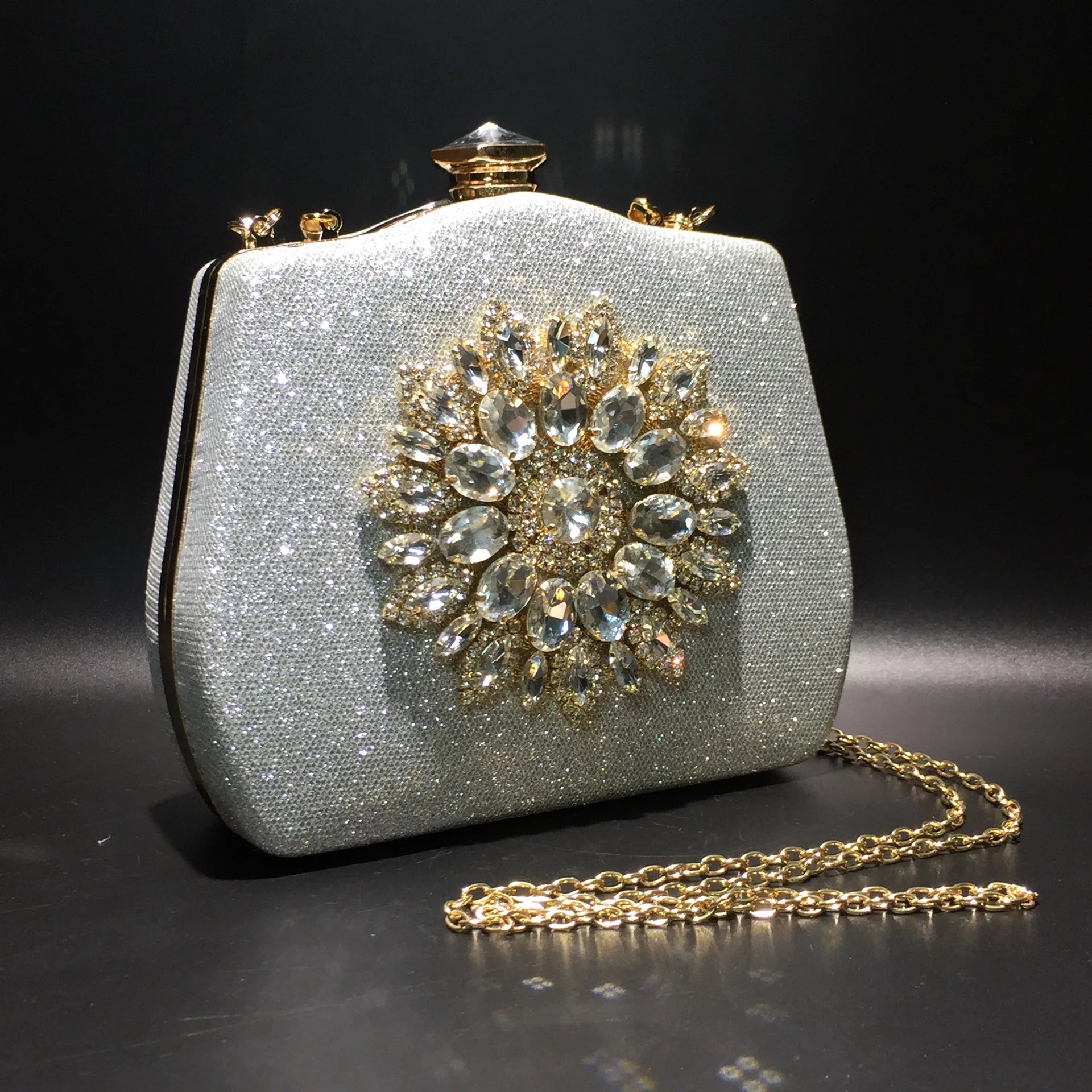 Diamond studded banquet bag