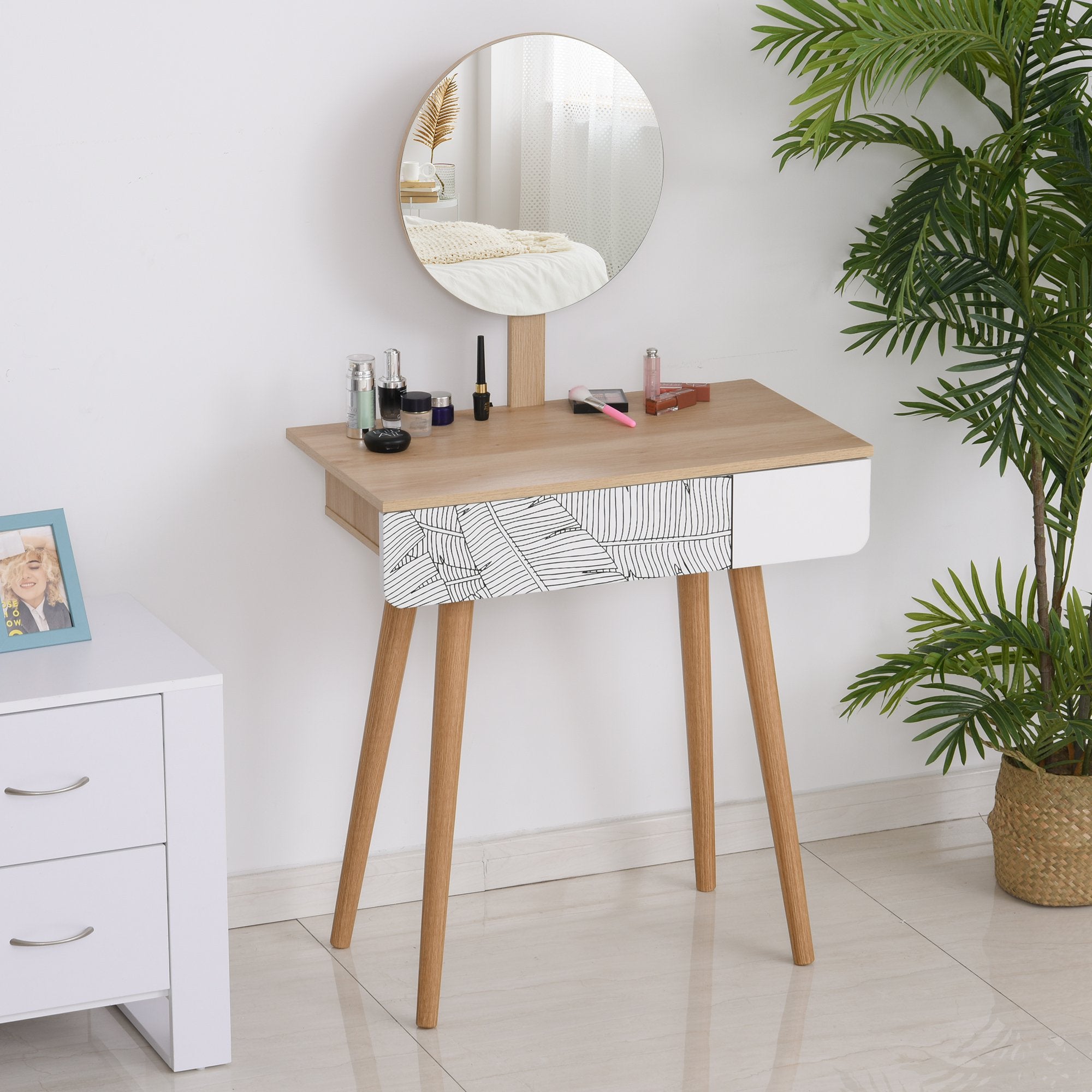Dressing Make Up Table with Drawer - Shop Luxurious57