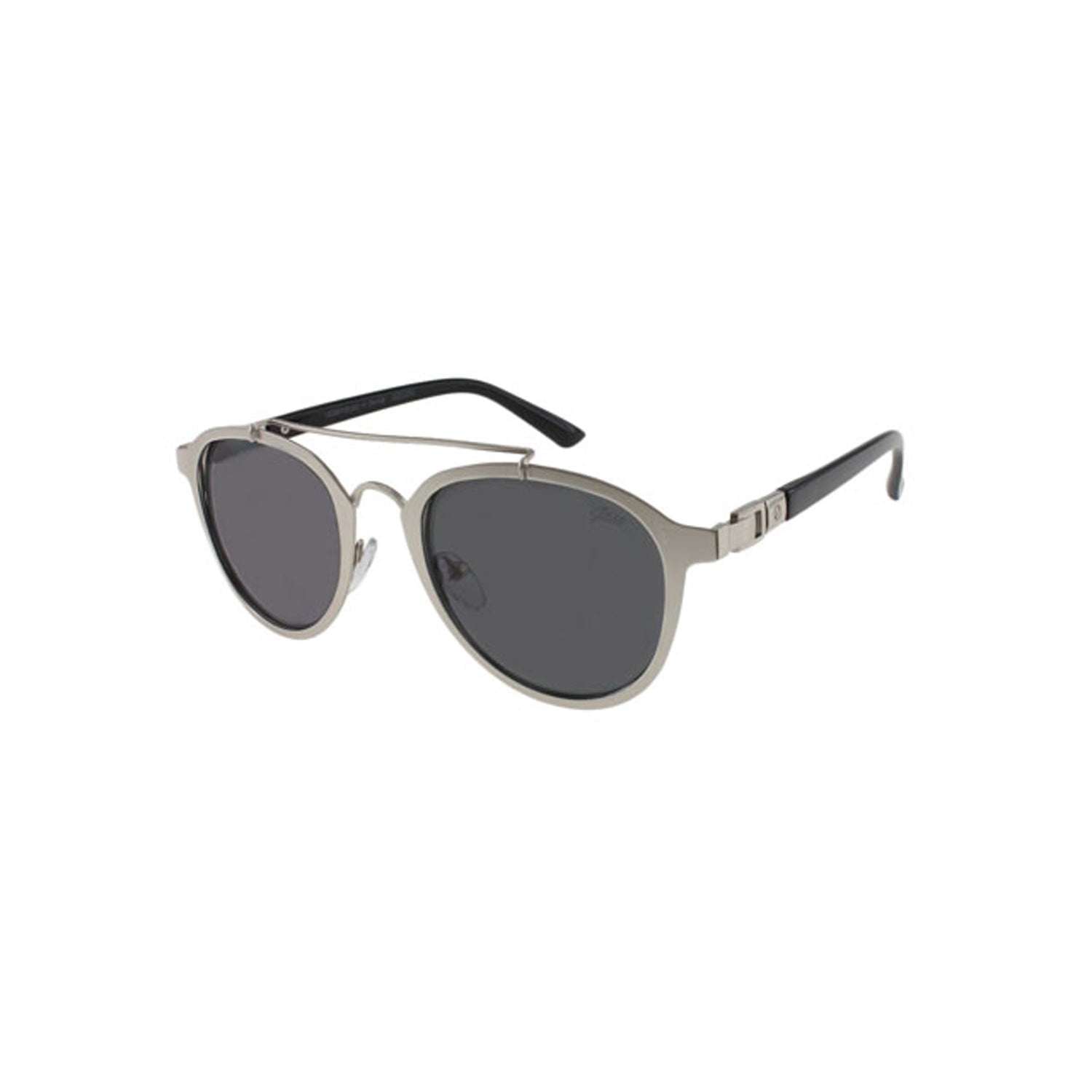 Jase New York Jackson Sunglasses in Matte Silver - Shop Luxurious57